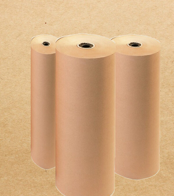 Packpapier, Natron, braun, 80 g/m² – 75cm – Rollen